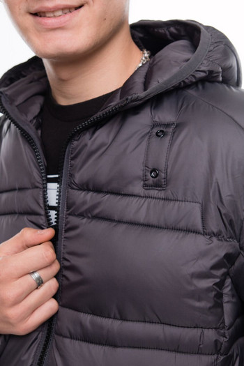 Модерно мъжко яке за зимата с качулка в четири цвята