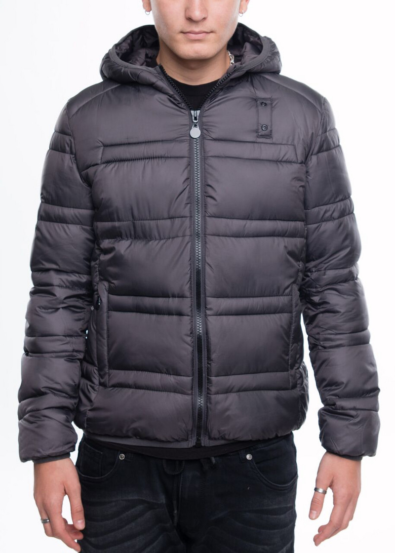 Μοντέρνο χειμωνιάτικο ανδρικό μπουφάν με κουκούλα σε τέσσερα χρώματα