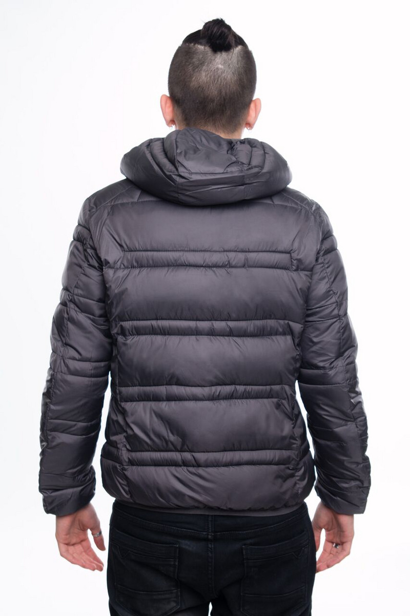 Μοντέρνο χειμωνιάτικο ανδρικό μπουφάν με κουκούλα σε τέσσερα χρώματα