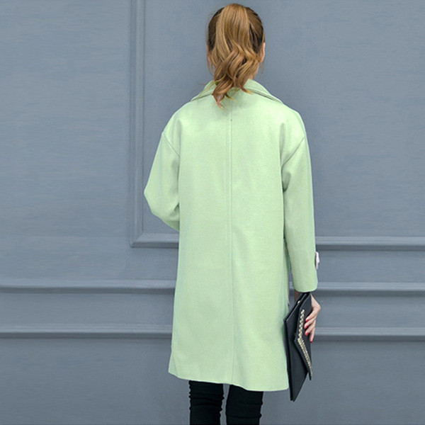 Modern női hosszúkabát három színben