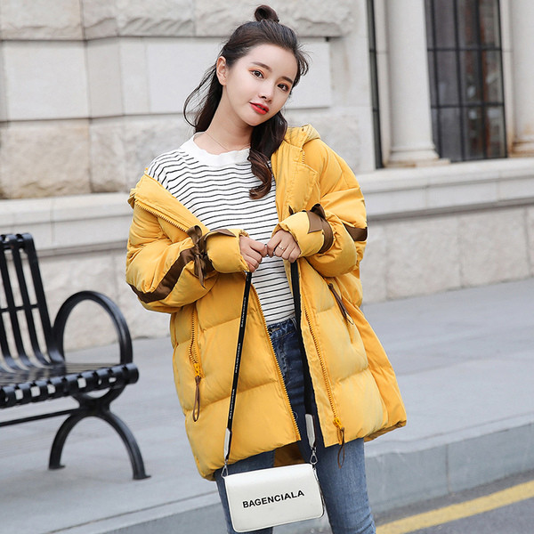 Geaca groasa de dama in trei culori