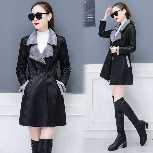 Stílusos női hosszúkabát három színben