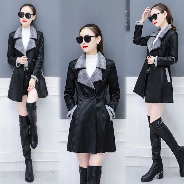 Stílusos női hosszúkabát három színben