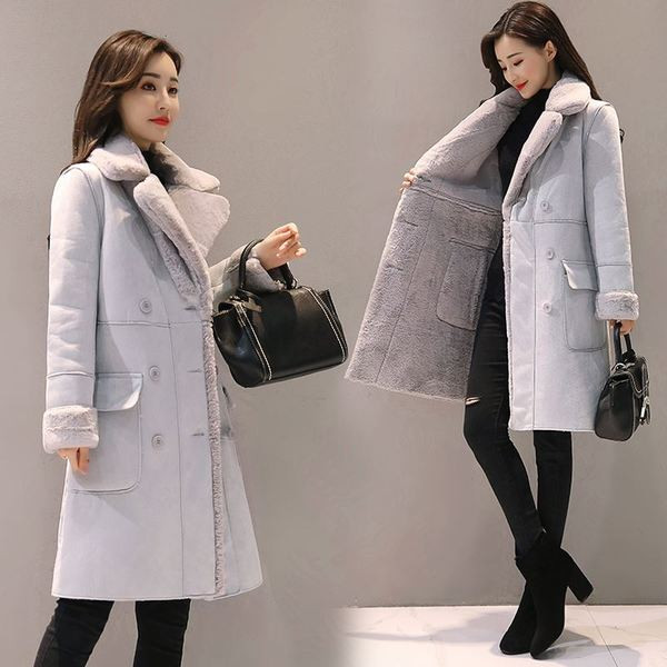 Stílusos női kabát két színben