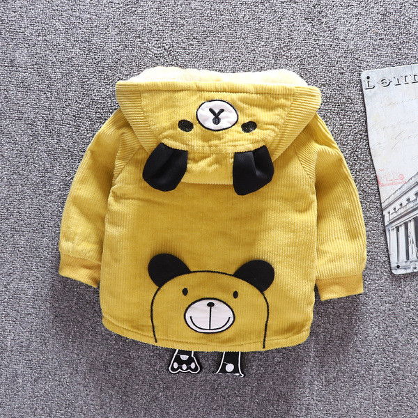 Modern őszi gyerek kabát fiúknak 3D elemmel, három színben