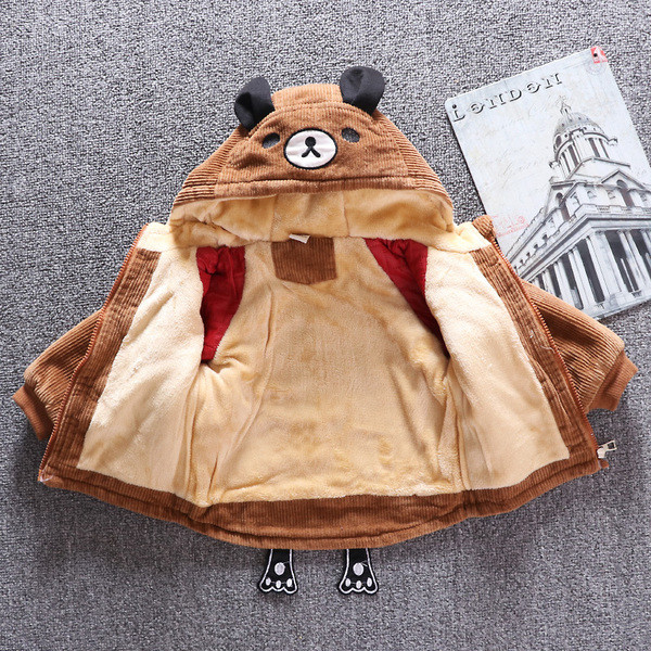 Modern őszi gyerek kabát fiúknak 3D elemmel, három színben