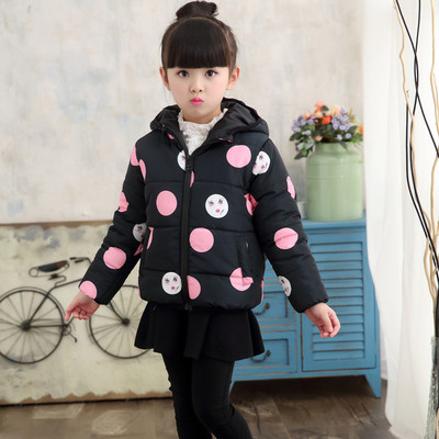 Χειμερινό παιδικό μπουφάν για κορίτσια με κουκούλα  σε δύο μοντέλα