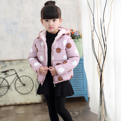 Χειμερινό παιδικό μπουφάν για κορίτσια με κουκούλα  σε δύο μοντέλα