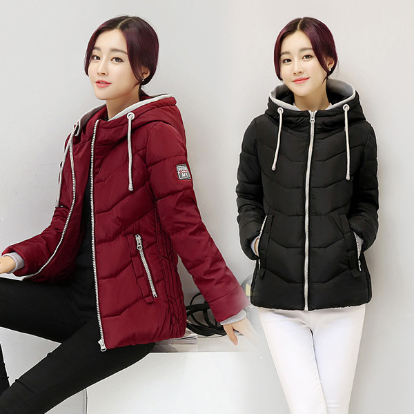 Modern női kabát négy színben