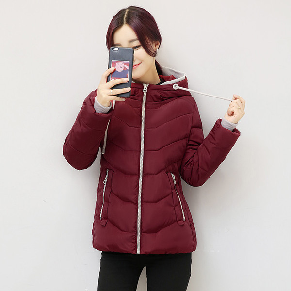 Modern női kabát négy színben