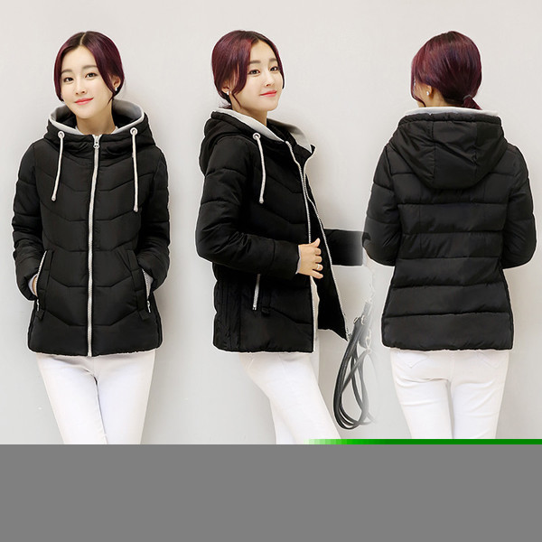 Modern női kabát négy színben