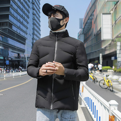 Stílusos férfi vastag kabát több színben