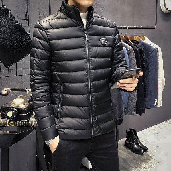 Egyszerű férfi kabát emblémával több színben