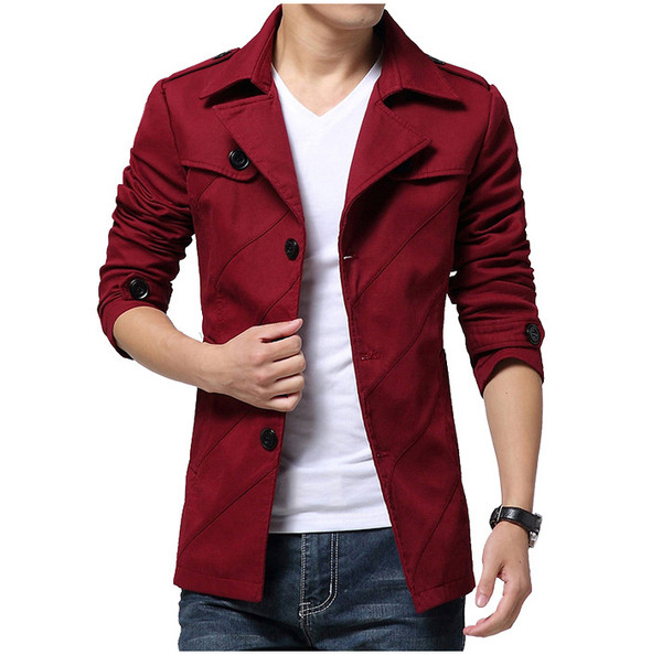 Pelernă de ploaie modernă pentru bărbați în cinci culori