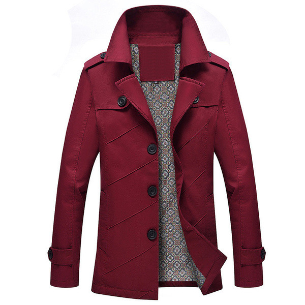 Pelernă de ploaie modernă pentru bărbați în cinci culori