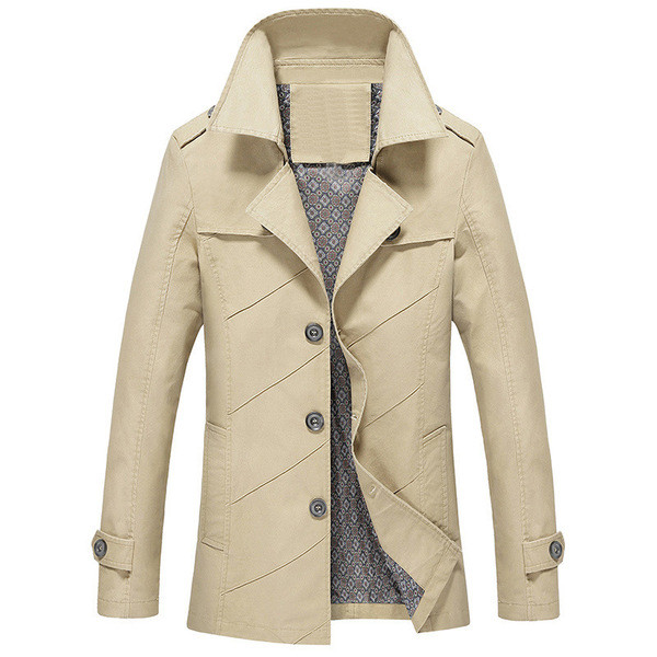 Pelernă de ploaie modernă pentru bărbați în cinci culori