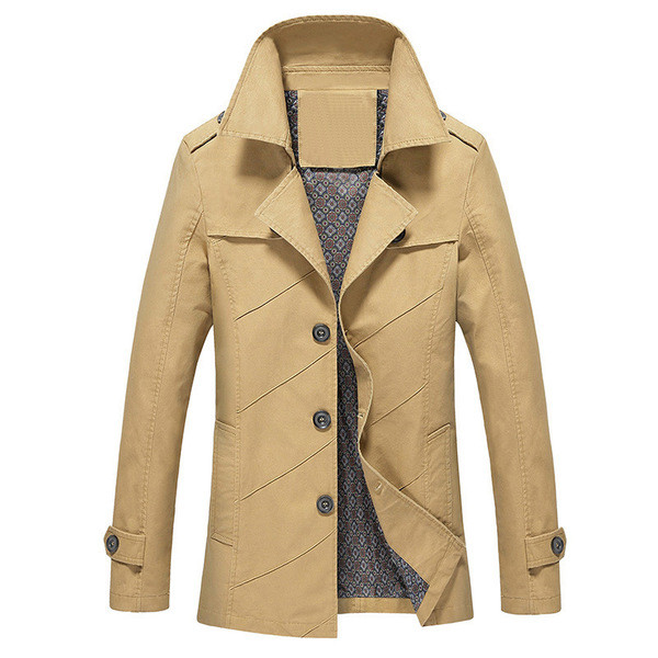 Pelernă de ploaie modernă pentru bărbați în cinci culori