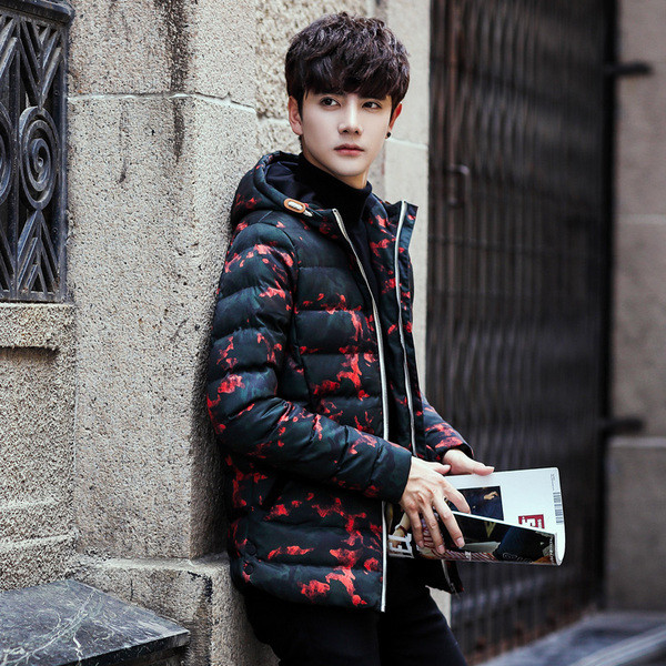 Ανδρικό μπουφάν σε δύο χρώματα