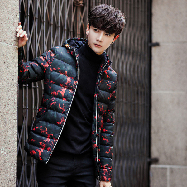 Ανδρικό μπουφάν σε δύο χρώματα