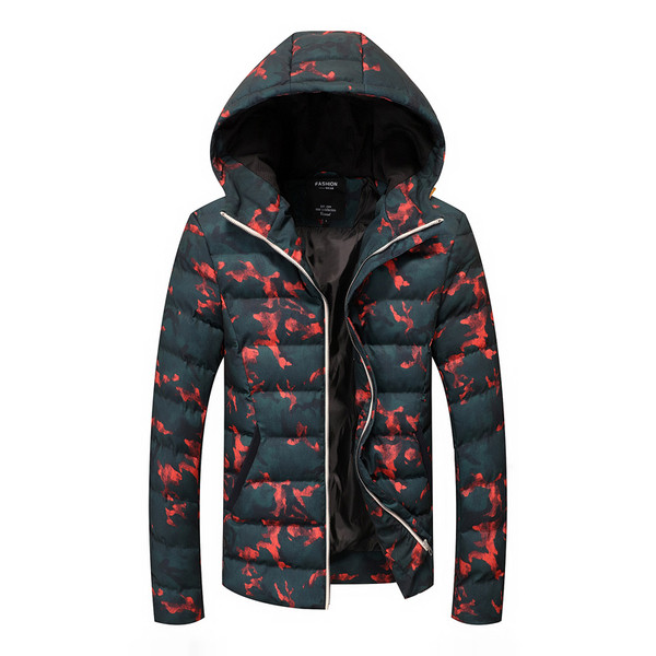 Ανδρικό μπουφάν σε δύο χρώματα