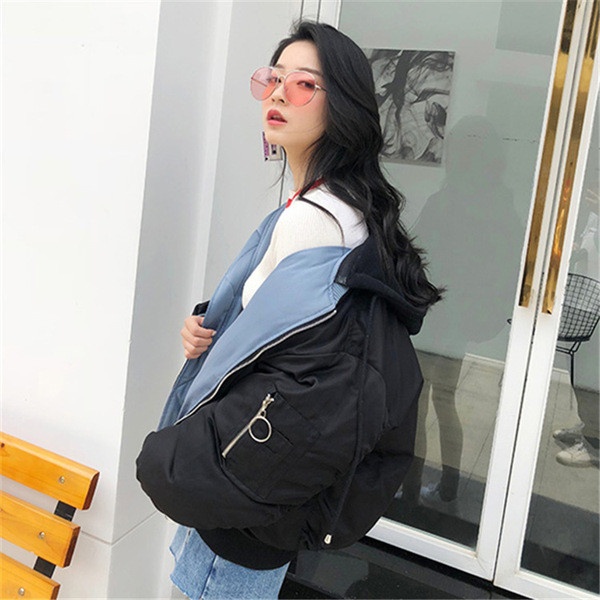 Дамско яке с цип с две лица