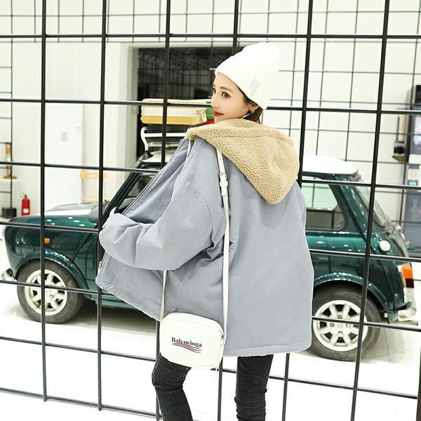 Női kabát puha béléssel, három színben