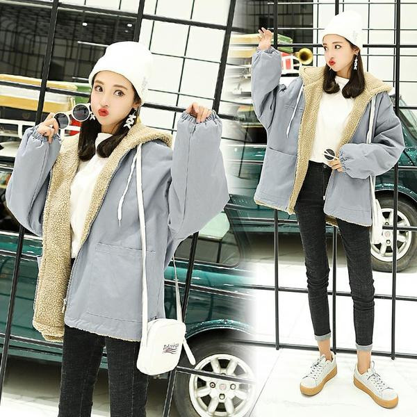 Női kabát puha béléssel, három színben