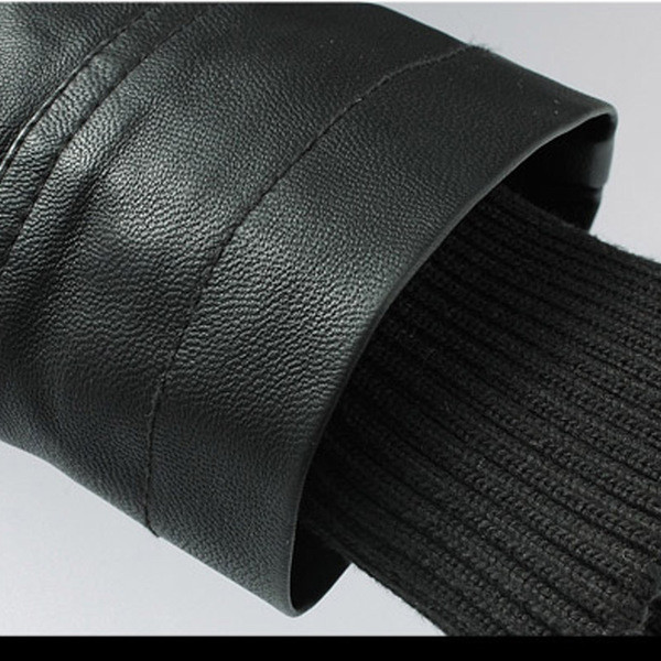 Eko bőrből készült sport és alkalmi férfi dzseki