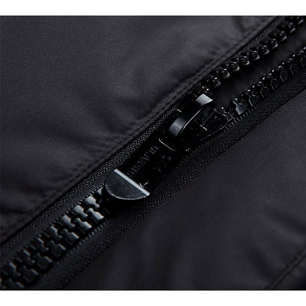 Elegáns férfi téli kabát fekete és szürke színben