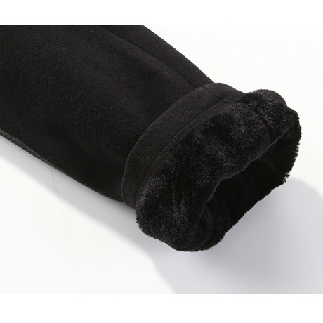 Elegáns férfi télikabát kapucnival két színben