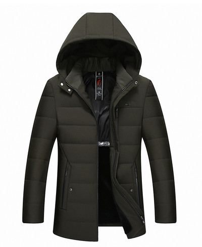 Modern férfi téli kabát két színben