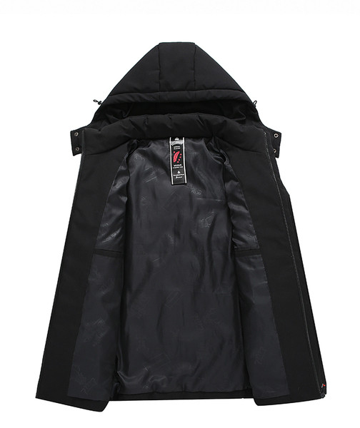 Modern férfi téli kabát két színben