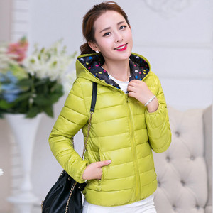 Γυναικείο μπουφάν με κουκούλα με δύο πρόσωπα σε διάφορα χρώματα