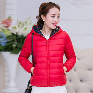 Γυναικείο μπουφάν με κουκούλα με δύο πρόσωπα σε διάφορα χρώματα