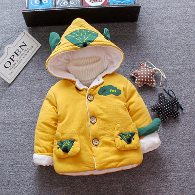 Gyermek dzseki három színben 3D elemekkel és puha béléssel