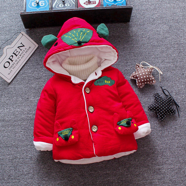 Gyermek dzseki három színben 3D elemekkel és puha béléssel