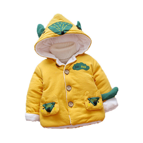 Gyermek dzseki három színben 3D elemekkel és puha béléssel