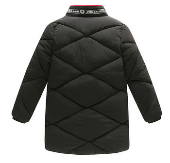 НОВО модерно детско яке за момчета и момичета в черен цвят 