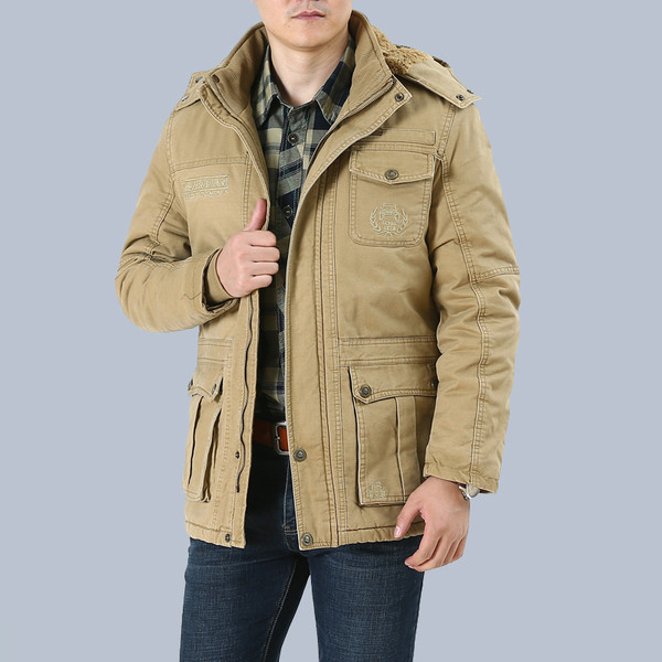 Ежедневно плътно яке за мъже в два цвята