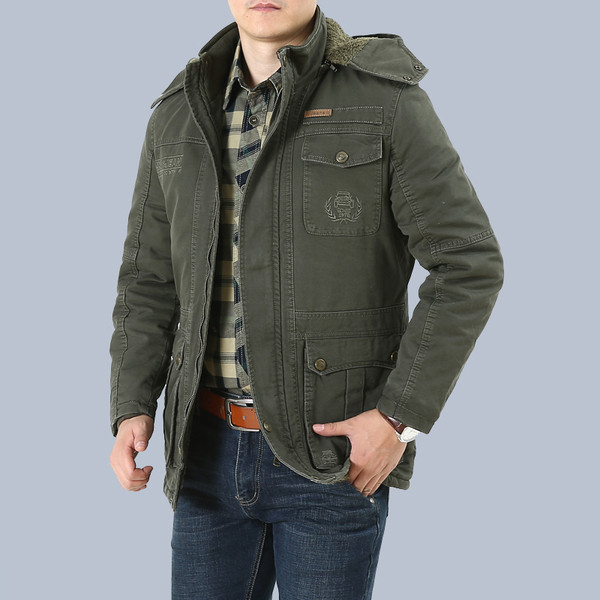 Ежедневно плътно яке за мъже в два цвята