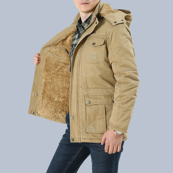 Ежедневно плътно яке за мъже в два цвята