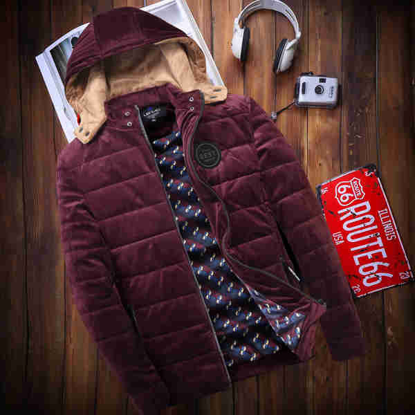 Elegáns férfi téli kabát három színben