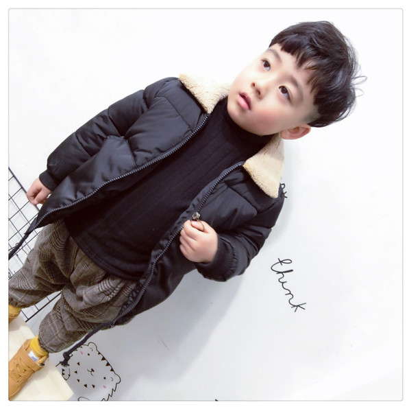 Παιδικό μπουφάν για αγόρια σε τρία χρώματα με κολάρο