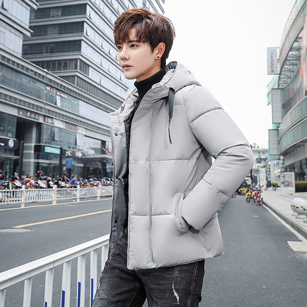 Modern férfi kabát magas gallérral több színben