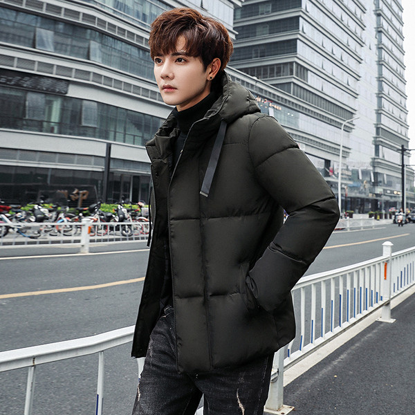 Modern férfi kabát magas gallérral több színben