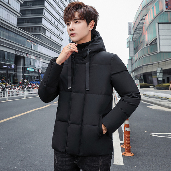 Modern férfi kabát magas gallérral több színben