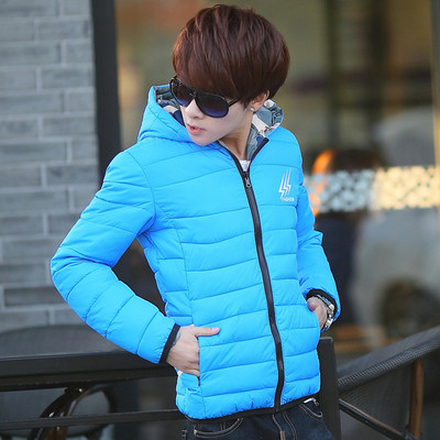 Alkalmi férfi kétsoros kabát kapucnival több színben