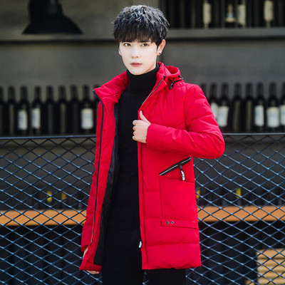 Modern férfi kabát vastag béléssel, különböző színekben