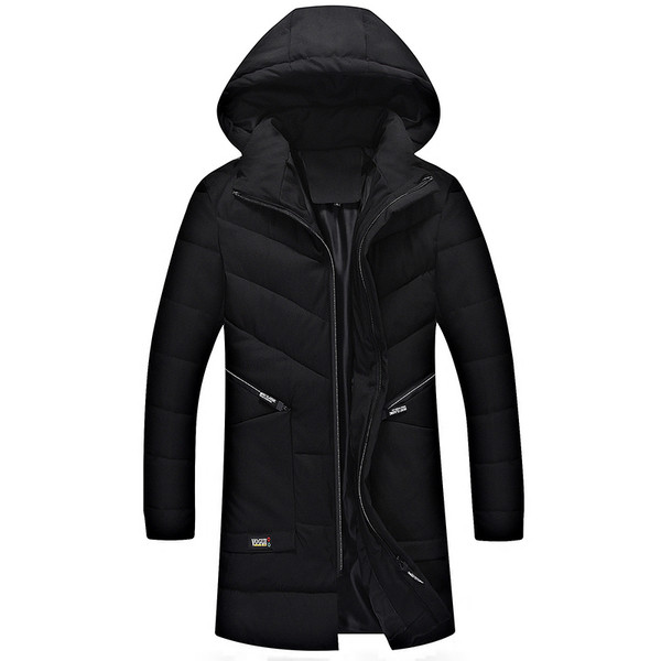 Modern férfi kabát vastag béléssel, különböző színekben