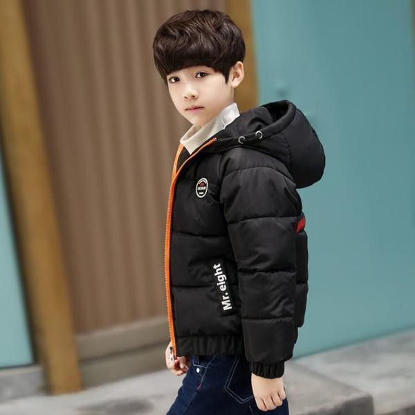 Geaca de iarna pentru baieti cu inscriptii in trei culori